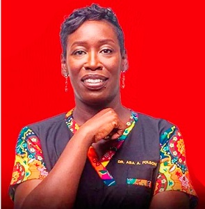 Dr Aba Folson, a cardiologist and  panellist of Vodafone Healthline